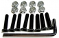 Preview: CYRES Skateboard Achsmontage Schrauben Set 25mm