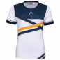 Preview: HEAD woman T-Shirt PERFORMANCE  orange white
