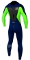 Preview: NP Surf Steamer RISE 5/4/3 GB back zip  blue green  LS men