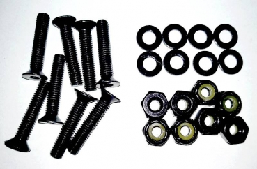 9060 Skateboard Achsmontage Schrauben Set 25mm Flach-Senk-Kopf
