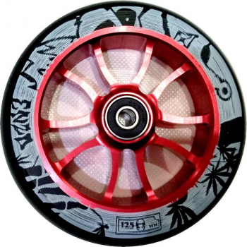 AO Stunt Scooter ENZO 125mm  88a  red inkl. Abec 9 Lager (2er Set)
