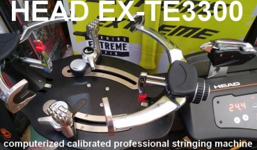 Preview: Besaitung mit HEAD Synthetic Gut 1.25mm black (Arbeitslohn + 12m Saite)