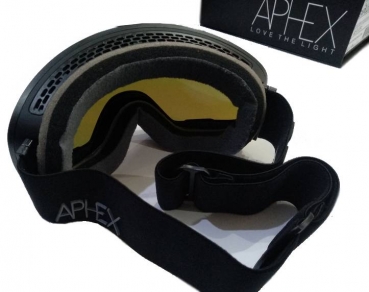 Preview: APHEX Goggle EXPLORER black  revo blue 18 + yellow 54