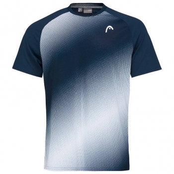 HEAD men T-Shirt PERFORMANCE white blue