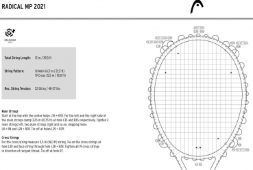 Preview: HEAD RADICAL MP Graphene 360+  300g Turnierschläger