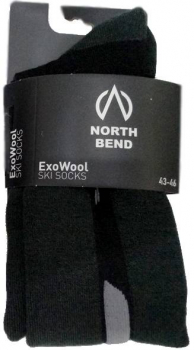 Preview: NORTH BEND ExoWool Ski Socks  black