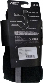 Preview: NORTH BEND ExoWool Ski Socks  black