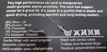 Preview: NORTH BEND ExoWool Ski Socks  black