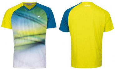 HEAD men T-Shirt STRIKER  yellow