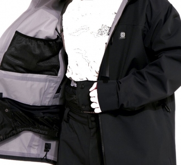 Preview: HORSEFEATHERS men Jacke TERRA  black