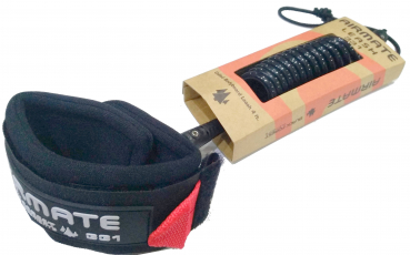 AIRMATE Bodyboard Wrist Leash coiled doubel svivel
