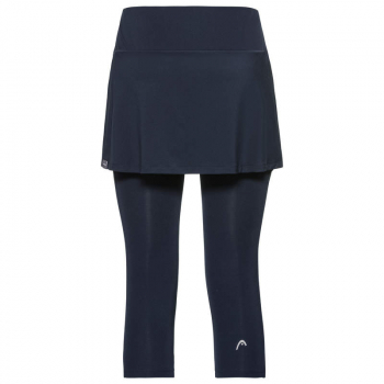 Preview: HEAD women Club 3/4 Tights  SKORT  dark blue