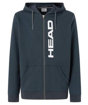 HEAD men Hoodie CLUB Original full zip  navy
