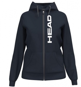 HEAD women Hoodie CLUB Original full zip  navy