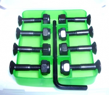 LOADED Skateboard Achsmontage Schrauben Set Countersunk Flat Head 1 inch