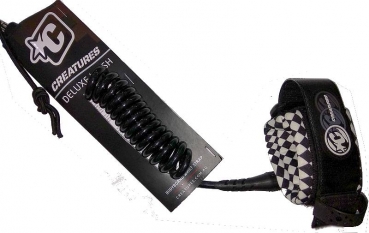 CREATURES Bodyboard Wrist Leash coiled deluxe black