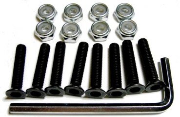 CYRES Skateboard Achsmontage Schrauben Set 25mm