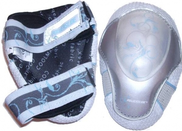 POWERSLIDE Elbow Pad PRO pure  white silver blue