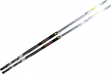 SALOMON Langlauf Wachs-Ski EQUIPE 9 Classic + Bindung Equipe  Classic SNS Profil