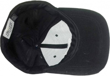 Preview: FOX Cap black  white logo stick