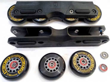 KIZER Powerblade Frame Set SHAPE 3  4x72mm 250mm 165mm  black + Wicked 7 + CCM 72