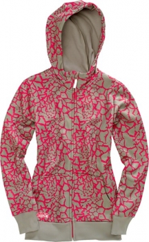 BURTON Women SCOOP HOODIE  safari chic  hibiscus