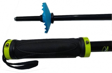 Preview: KOMPERDELL Ski Stock SLOPESTYLE  lime pink blue