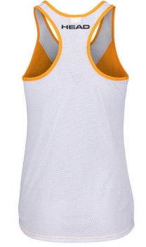 Preview: HEAD women TENLEY Tank Top  orange white