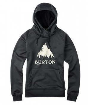 BURTON Women HERON Pullover HOODIE  true black heather