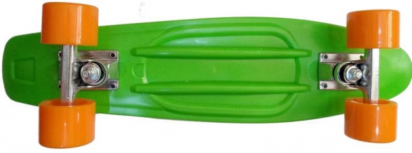 PLAYLIFE Skateboard VINYL 22.5 x 6 inch 57cm x 15cm  LIME