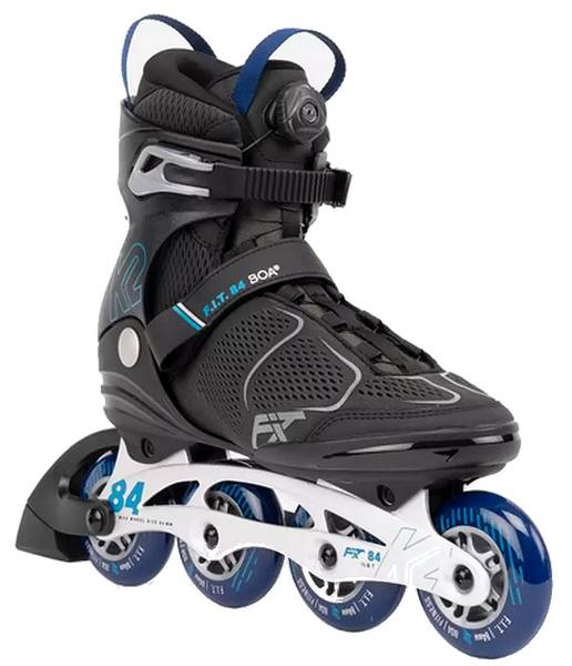K2 Inline Skates F.I.T. 84 BOA schwarz-blau-silber