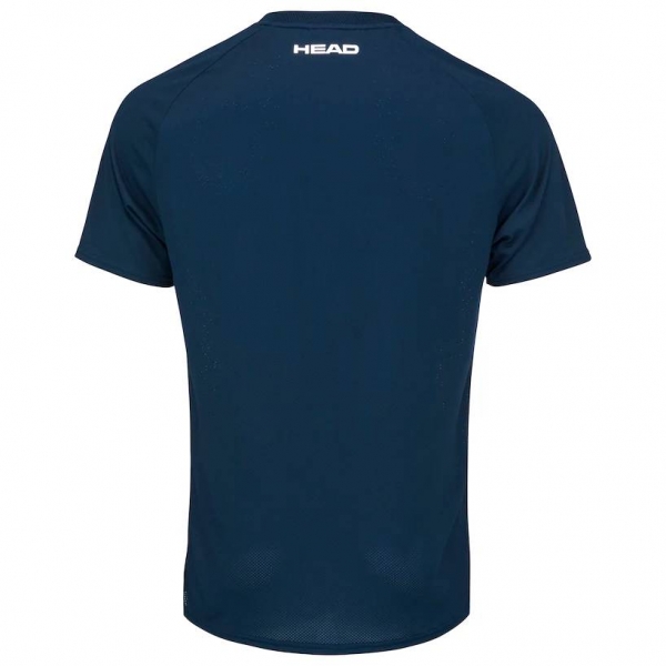 HEAD men T-Shirt PERFORMANCE white blue