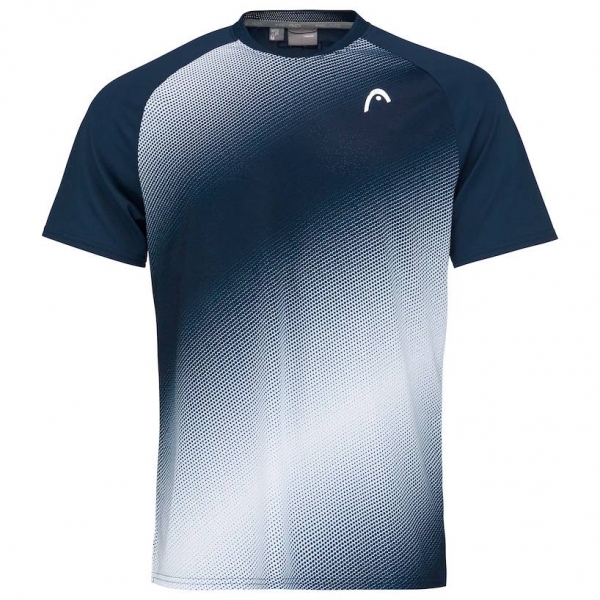 HEAD men T-Shirt PERFORMANCE white blue