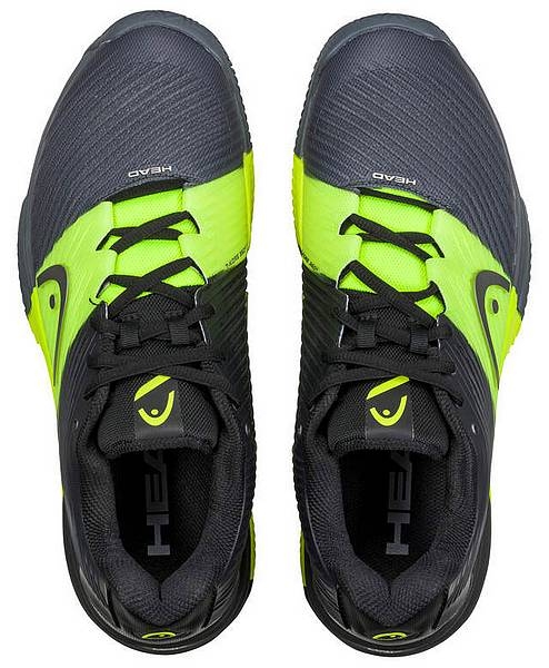 HEAD men Tennisschuhe REVOLT PRO 4.0  CLAY black yellow