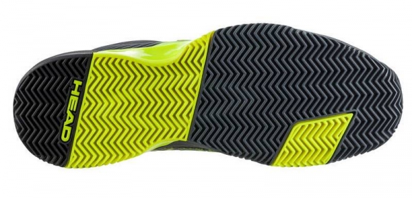 HEAD men Tennisschuhe REVOLT PRO 4.0  CLAY black yellow