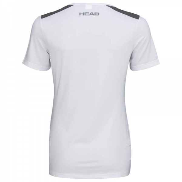HEAD women Club 22 Tech T-Shirt  white dark blue