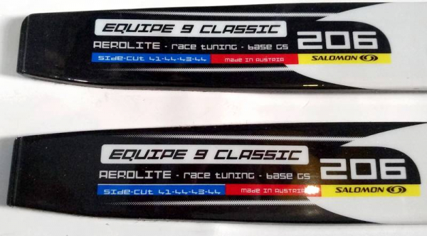 SALOMON Langlauf Wachs-Ski EQUIPE 9 Classic + Bindung Equipe  Classic SNS Profil