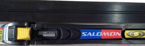 SALOMON Langlauf Wachs-Ski EQUIPE 9 Classic + Bindung Equipe  Classic SNS Profil