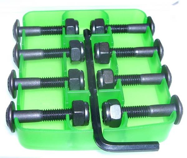 LOADED Skateboard Achsmontage Schrauben Set Flange Head 1 inch