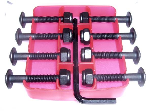 LOADED Skateboard Achsmontage Schrauben Set Flange Head 1.25 inch