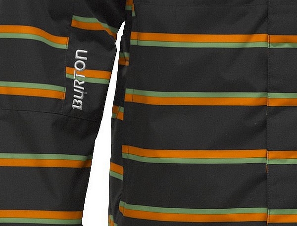 BURTON Men Insulated LAUNCH Jacket true black marcos stripe