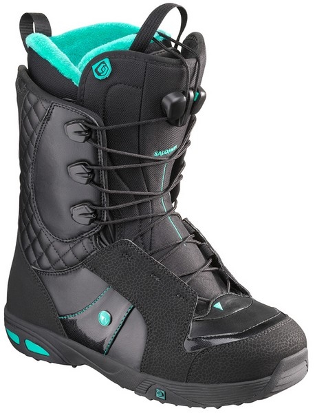 SALOMON women Boot IVY black mint
