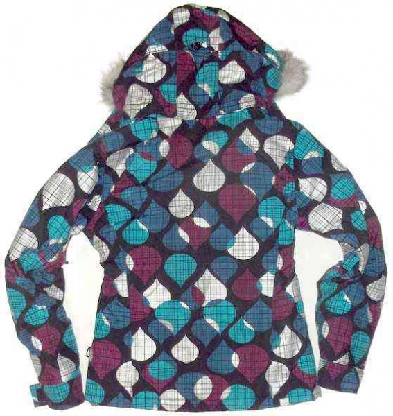 ROXY Women Jacket JET SET metallic blue