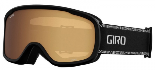 GIRO Goggle MOXIE black and white chute  amber gold + yellow 84 lens