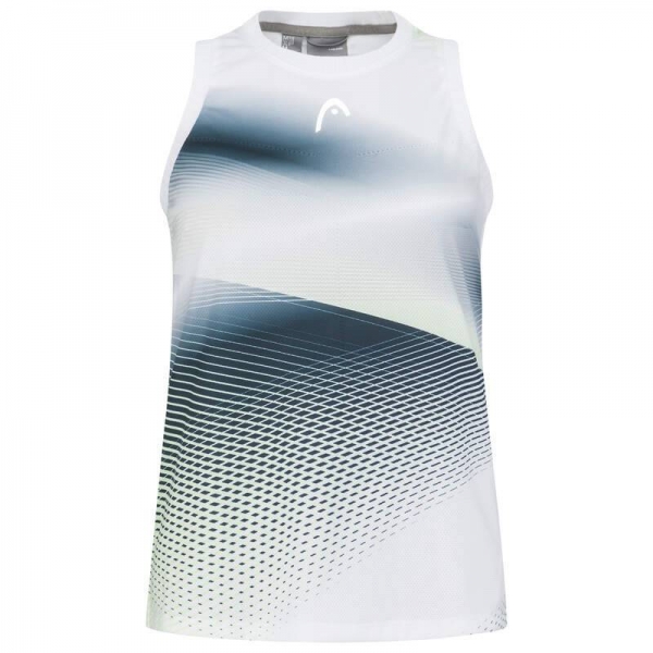HEAD women PERFORMANCE Tank Top  white print