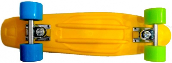 PLAYLIFE Skateboard VINYL 22.5 x 6 inch  57cm x 15cm YELLOW