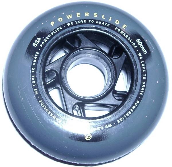POWERSLIDE Inline Skate Rolle VI 80mm 83a 8er Set