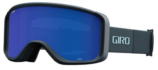 GIRO Goggle SAGEN dark shark thirds   grey cobalt 19  + yellow lens 84