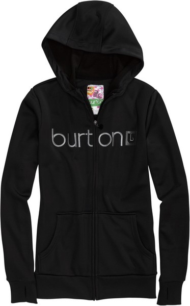 BURTON Women SCOOP HOODIE  true black  silver