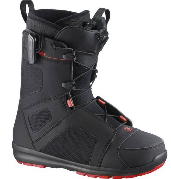 SALOMON men Boot TITAN  black red